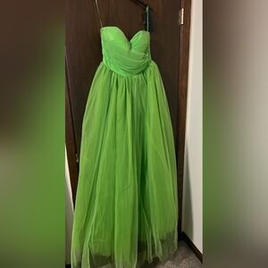 Fashion Nova Vibrant Green Wedding Dress